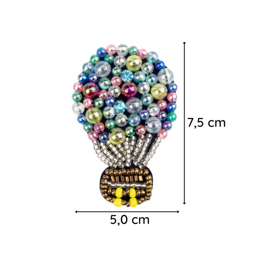 PATCH Farebný balón Korálky Perly Balónik