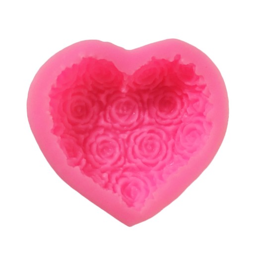 Silikónová forma na mydlá Rose Heart Mydlarnia MF-441