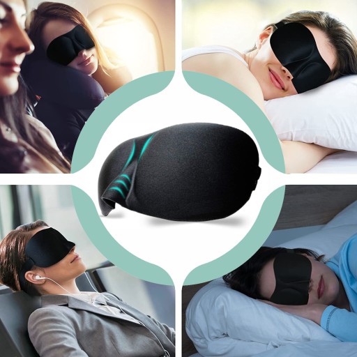 Spacia páska na oči, 3D maska na spanie