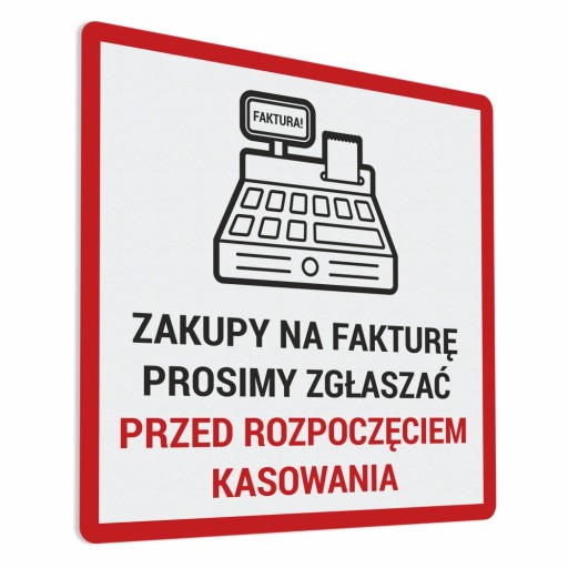 Nálepka - Informovať o faktúre 15x15