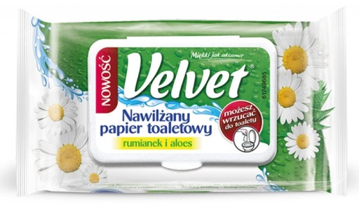 Vlhčený celulózový toaletný papier, 48 listov