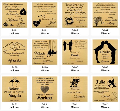 GRAVENÁ plaketa s gravírovaným venovaním 7x7cm Darček pre mamu a otca