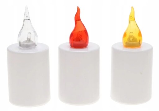 SVIEČKA SVIEČKA LED AKUMULÁTOROVÁ LAMPA VLOŽKA SVIEČKY VEĽKÁ