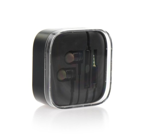 Stereo box MI headset/slúchadlá kovové čierne (3,5 mm jack)