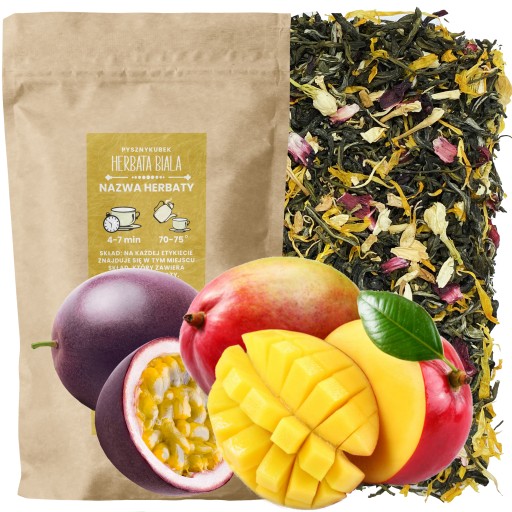 FUJIAN BIELY MANGO S MUČENOU 50G Biely čaj