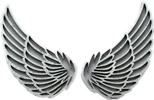 Angel Angel Wings Silver Single 6 ks
