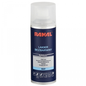 Matný číry lak v spreji 400ml RANAL