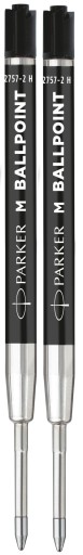 Náplne do pera Parker ČIERNA (M) 2 ks.