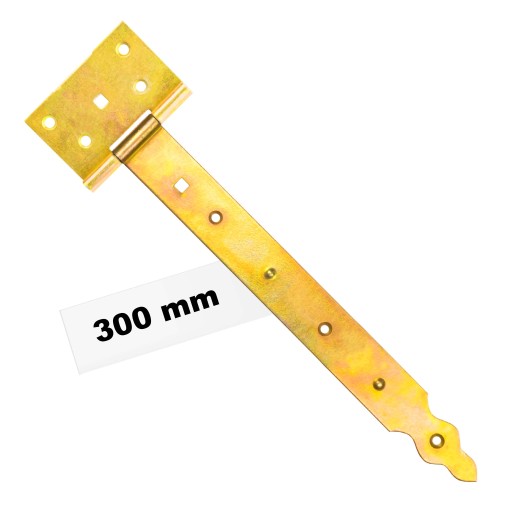 Altánkový pozinkovaný pánt 300 mm CROSS na dvere