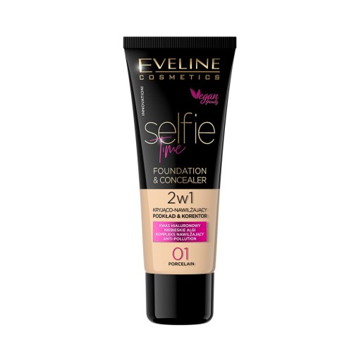 Eveline Cosmetics Selfie Time podkladová báza a korektor No 04 - Natural