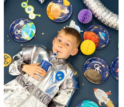 Poháre Vesmír Vesmír Planéty Ufo narodeniny 8 ks