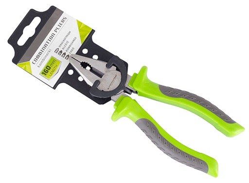 SILNÉ KOMBINOVANÉ KLIEŠTE 160 mm ROVNÉ, LEŠTENÉ, PEVNÉ D