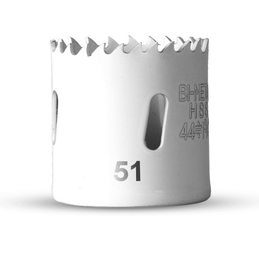 ČIPKA DIERKA NA DREVO, KOV, BIMETAL FI 51mm
