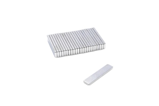 Neodymový tanierový magnet MPŁ 30x6x2 N38 10 ks.