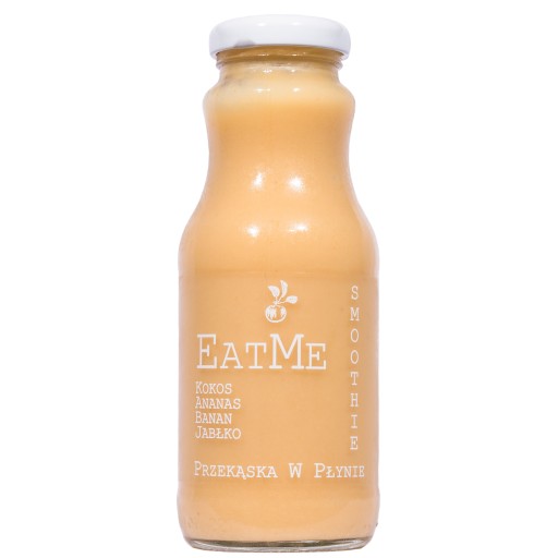 Kokosové smoothie. ananás. banán. EATME jablko 250 ml