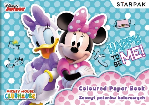 FAREBNÝ PAPIER A5 STARPAK MINNIE DISNEY 10 farieb