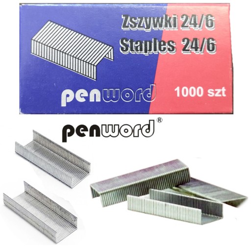 Spony na perá 24/6 1000 ks