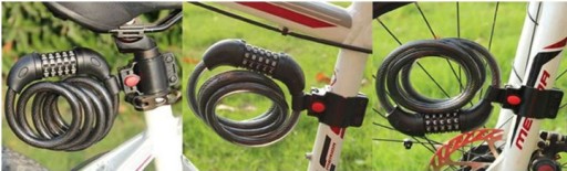 ZÁMEK NA BICYKEL S KÓDOVÝM KÓDOM PEVNÝ ZÁMEK NA BICYKEL
