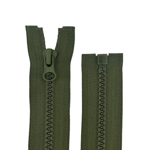 Zips na členok #5 - 90 CM - KHAKI