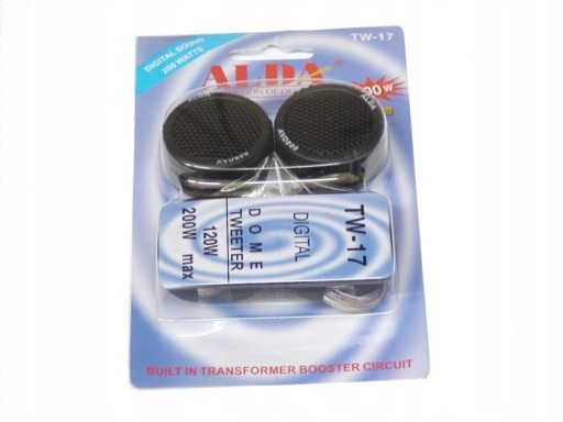 TWEETERS JEHO PIŠKÁ DOBRE ZNÁME ALDA TW17 200W