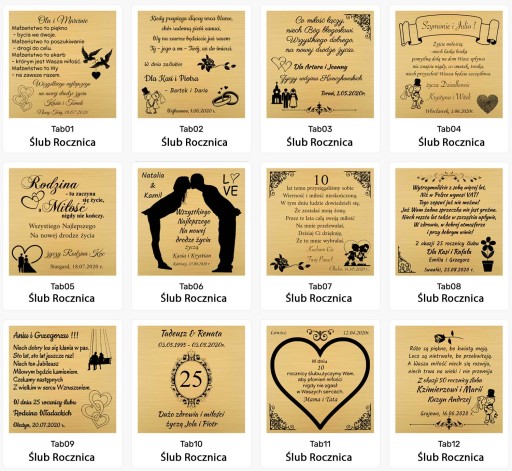 GRAVENÁ plaketa s gravírovaným venovaním 7x7cm Darček pre mamu a otca