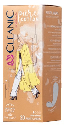 Cleanic Pure Cotton hygienické vložky 20 ks.