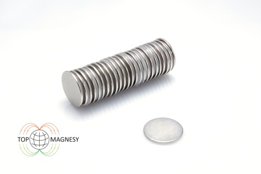 Cylindrický neodymový magnet MW 15x1 mm N38 10 kusov