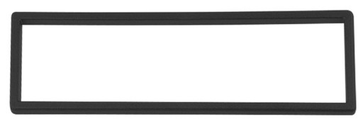 RÁM RÁDIA AUTORÁDIA PLASTOVÝ UNIVERZÁLNY 182x53 mm 1 DIN