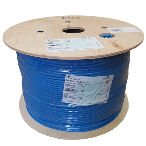 Krútený pár LAN kábel Telegartner CAT7 SFTP - 1m