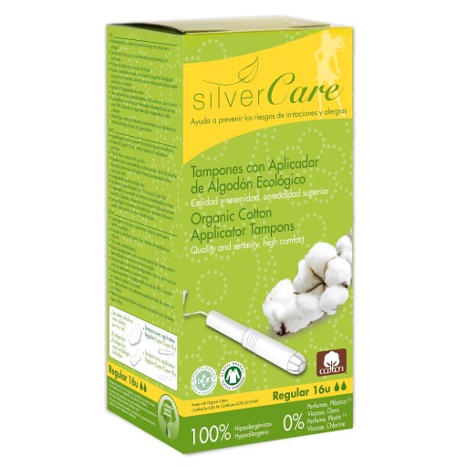 Aplikátor tampónov MASMI Silver Care Regular 16 ks