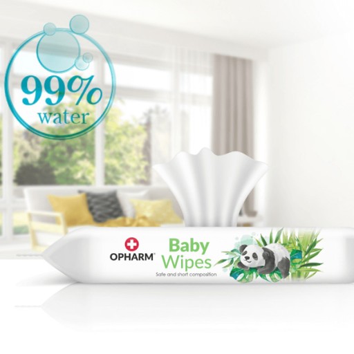 Opharm Baby Wipes detské obrúsky 64 ks