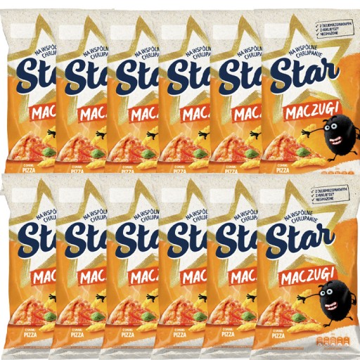 Star Snaki Maczugi Pizza chrumky snack 3x80g