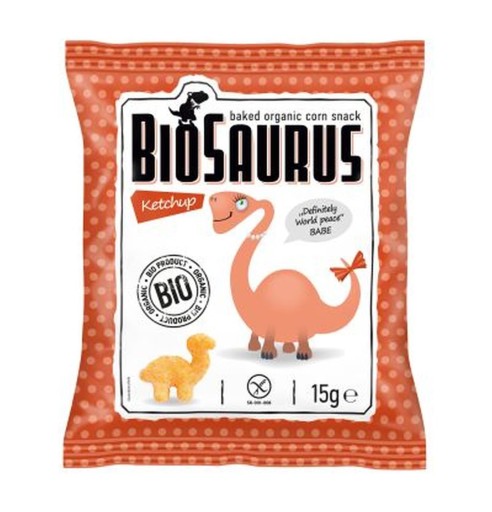 Dinosaury CORN CRIES s bio kečupom 15g