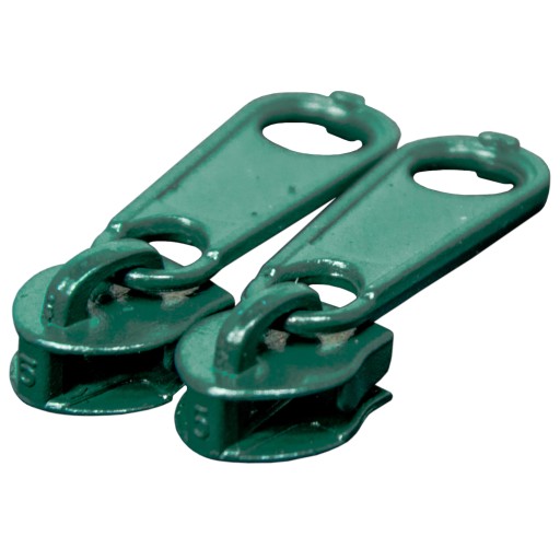 Páska na zips 5mm BOTTLE GREEN + 2 zipsy 1m