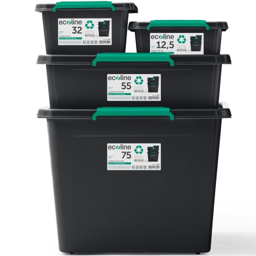 PLASTOVÝ KONTAJNER S VEKOM NA ÚLOŽNÝ BOX 12,5L