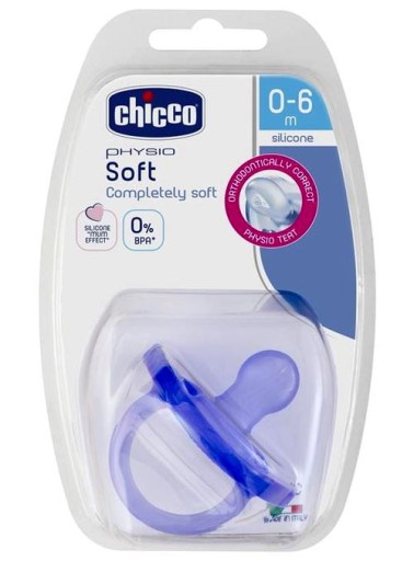 Chicco Physio Soft silikónový cumlík 0-6m