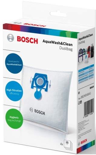 Bosch BBZWD4BAG vrecká do vysávača pre AquaWash & Clean 4 ks