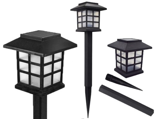 Solárna lampa záhradná dekorácia osvetlenie lampášový domček LED P-510