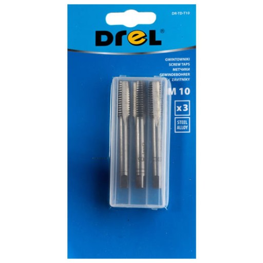 Závitníky Drel DR-TD-T10 M10 (3 ks.)