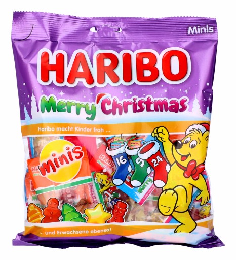 HARIBO MINIS Ovocie Marshmallows Gummies Vianočný MIX DARČEK NA VIANOCE