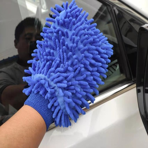 MIKROFIBER RUKAVICE JEMNÁ HUBKA NA UMÝVANIE VAŠEJ AUTOLAKY AMIO