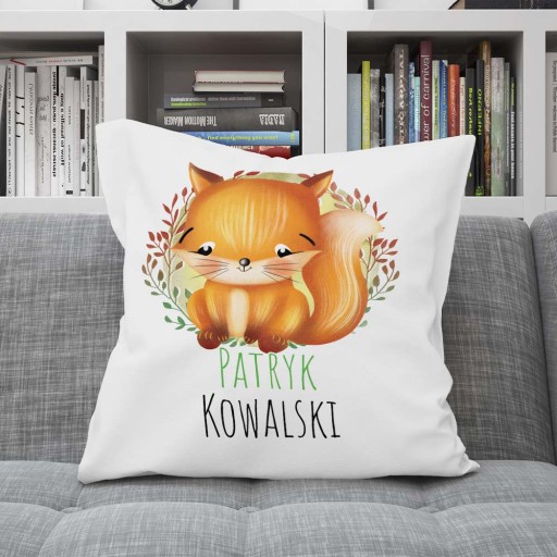 Vankúš do škôlky + Meno Priezvisko LISEK