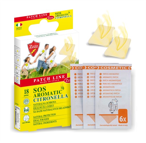 NÁPLATKY PROTI KOMÁROM PRE DETI CITRONELA