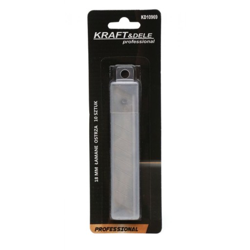 Zlomené čepele na kovový nôž na tapety 18mm 10 ks