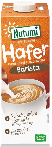 Barista ovsený nápoj so sójou 1L BIO Natumi