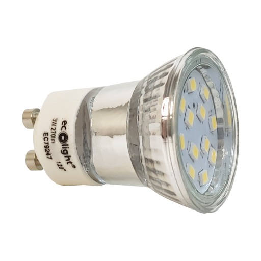 GU11 3W 270lm neutrálna LED žiarovka pre 3,5cm digestor