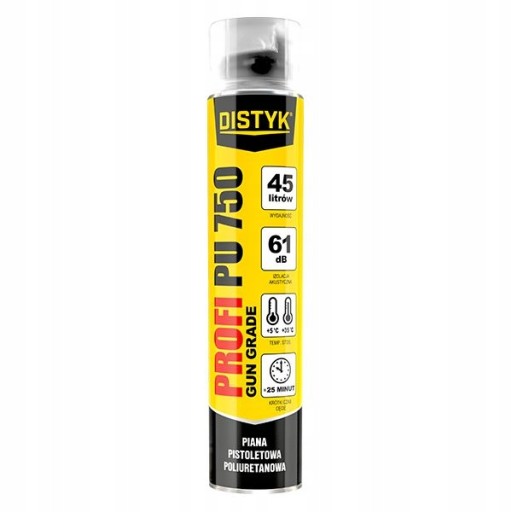 PROFI PU GUN FOAM 750ml DISTYK od DEN BRAVEN