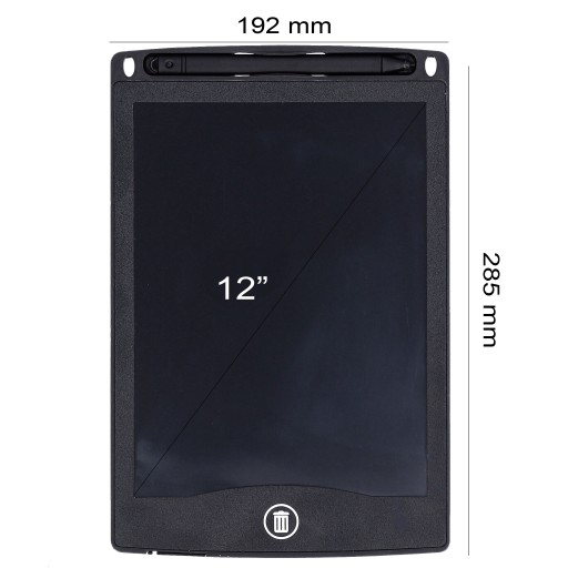 GRAFICKÝ TABLET na kreslenie pre deti, popis, stylus, tabuľa, 19x28,5cm
