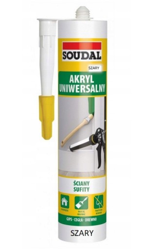 Soudal Acrylic Univerzálny Akrylový tmel ŠEDÝ 280ml
