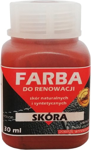 RENOVÁCIA KOŽE FARBA LAK NA ČALÚNENIE 30 ml KOŽA